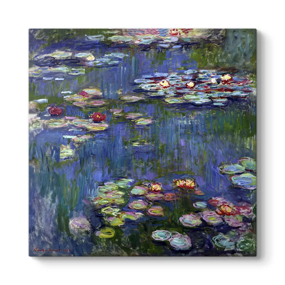 Claude Monet - Water Lilies Tablosu - Model 3
